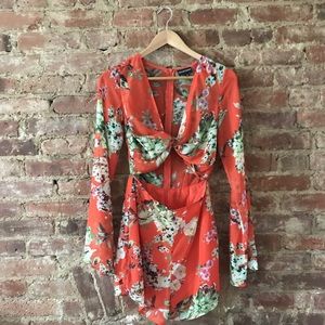 SHEER SUMMER FLORAL ROMPER